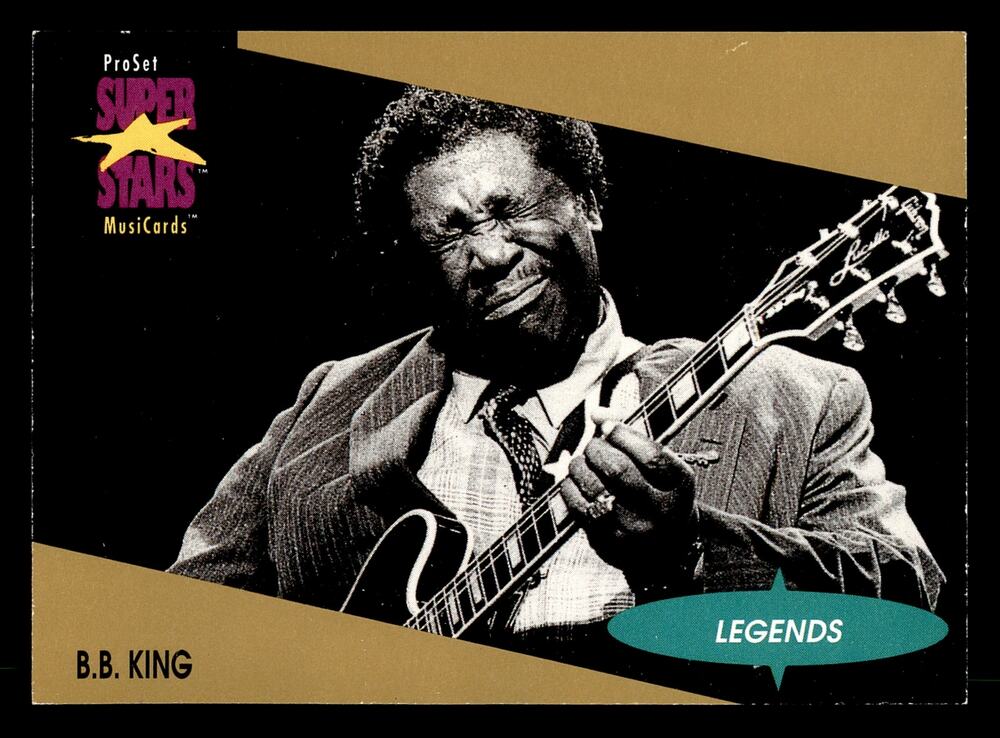 1991 Pro Set SuperStars MusiCards #14 B.B. King Card